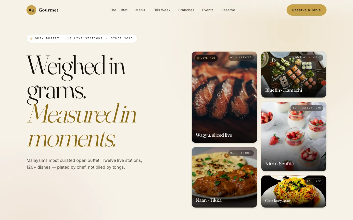 10 Gram Gourmet preview